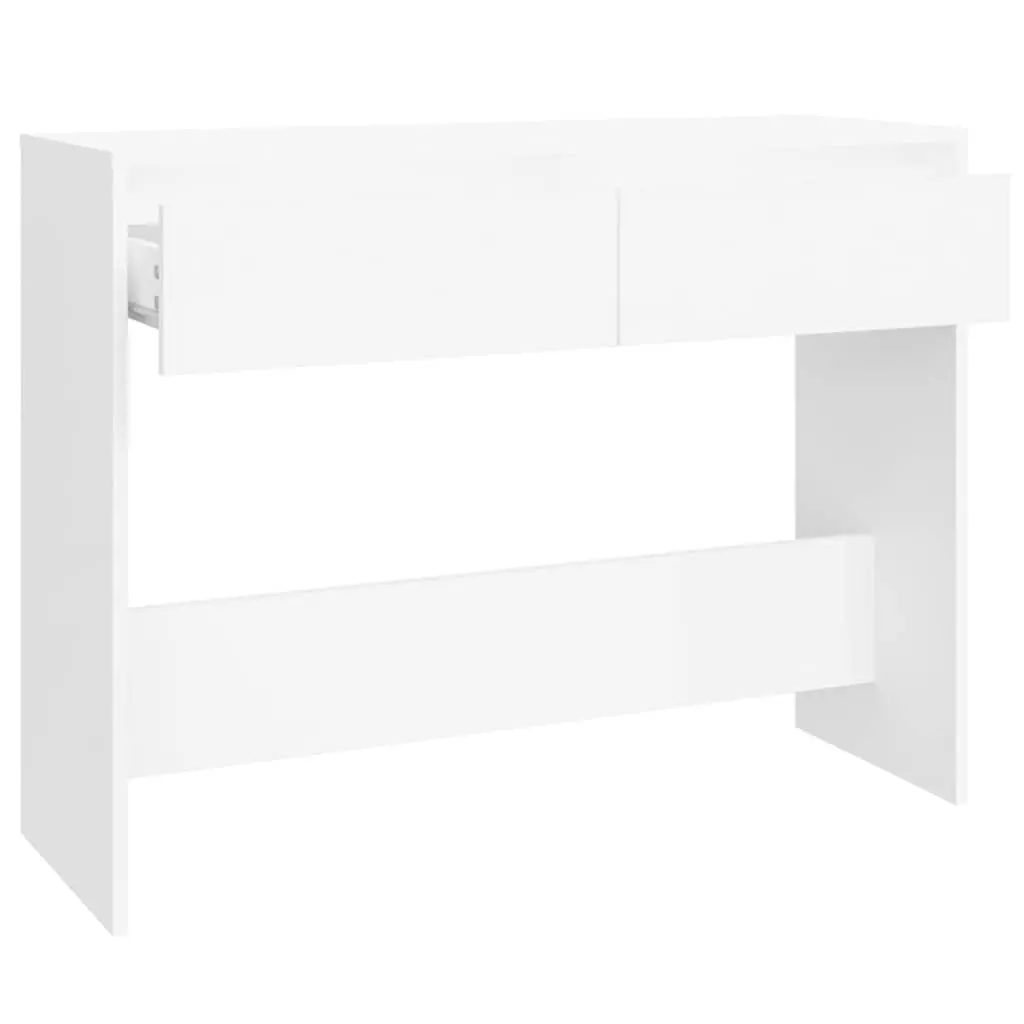 Console Table White Hallway Entrance Accent Side Storage Display Furniture