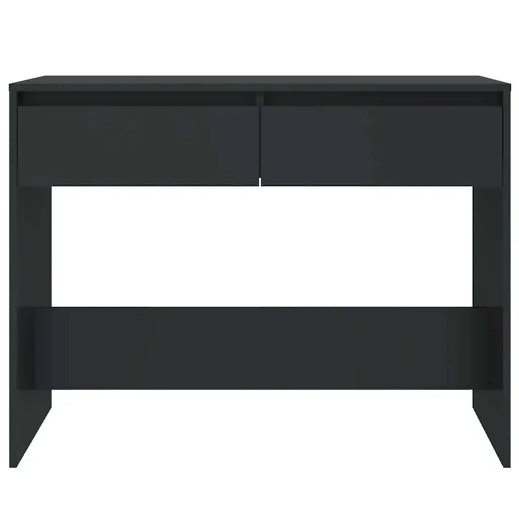Console Table Hallway Entrance Accent Side Table Black 100 x 35 x 76.5 cm