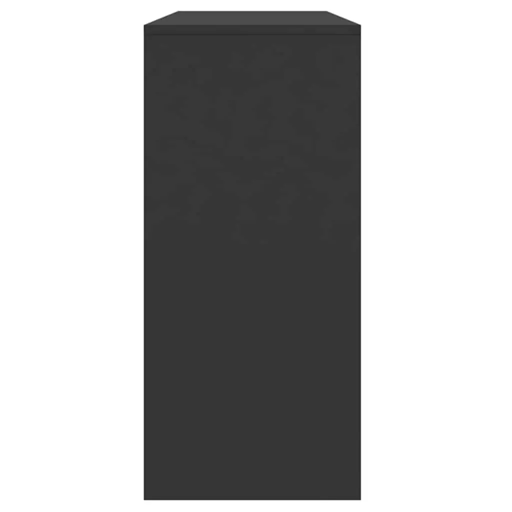 Console Table Hallway Entrance Accent Side Table Black 100 x 35 x 76.5 cm
