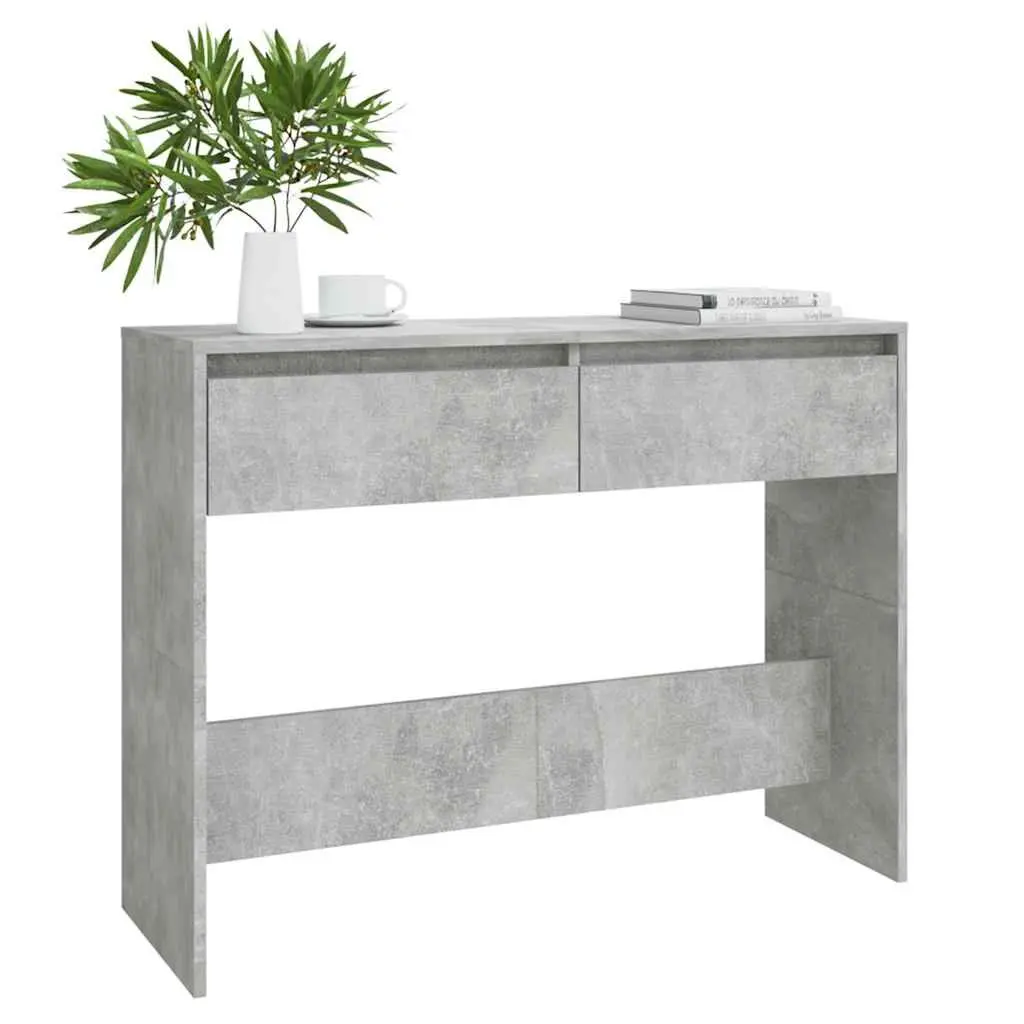Console Table Grey Hallway Accent Side Table Entrance Living Room Storage
