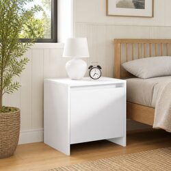 Specifications of White Engineered Wood Nightstand
