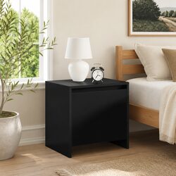 Specifications of Black Bedside Cabinet 45x34x44.5 cm