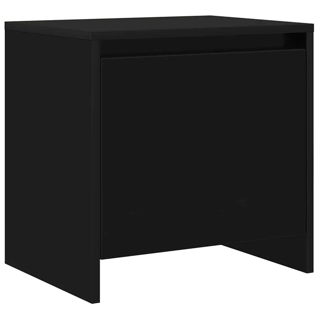 Black Bedside Cabinet 45x34x44.5 cm