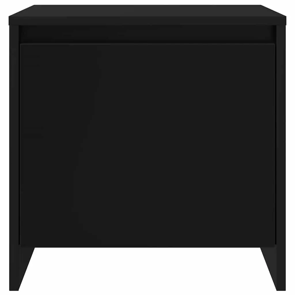 Black Bedside Cabinet 45x34x44.5 cm