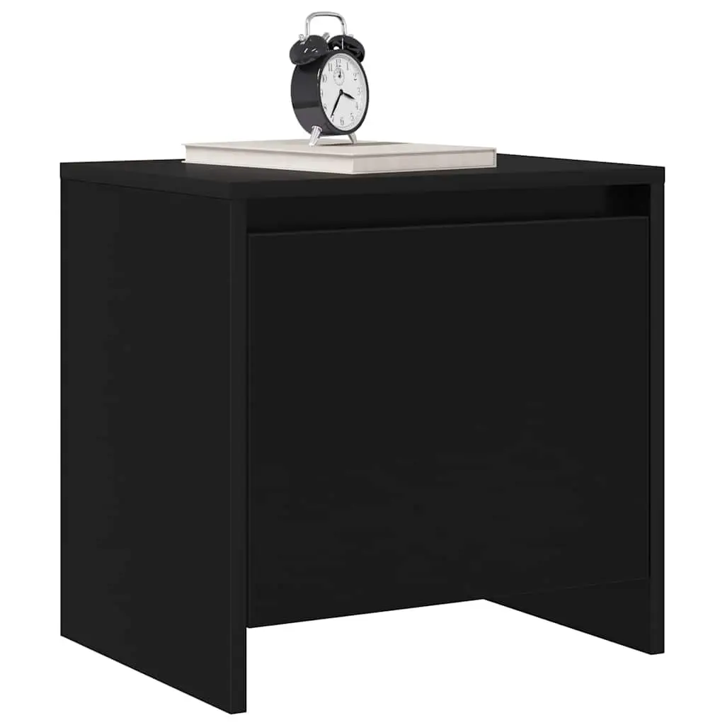 Black Bedside Cabinet 45x34x44.5 cm