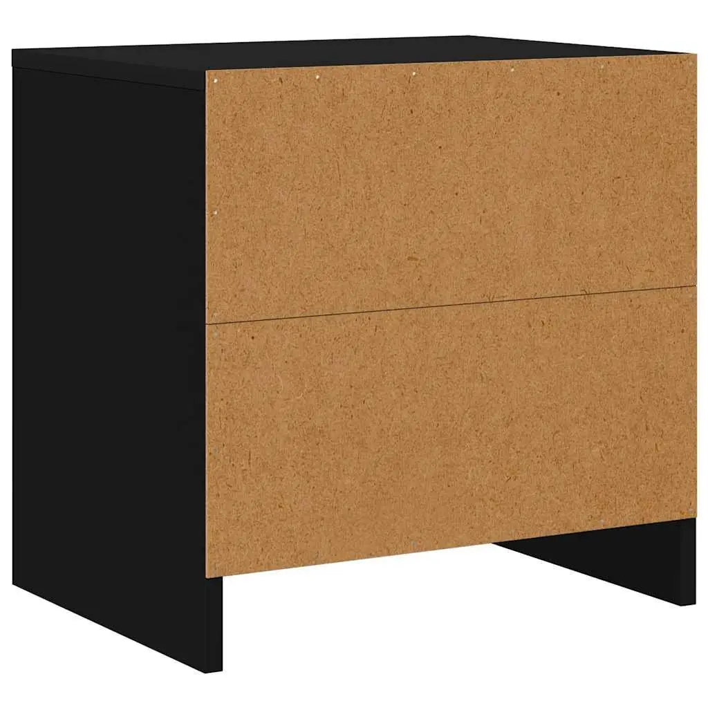 Black Bedside Cabinet 45x34x44.5 cm