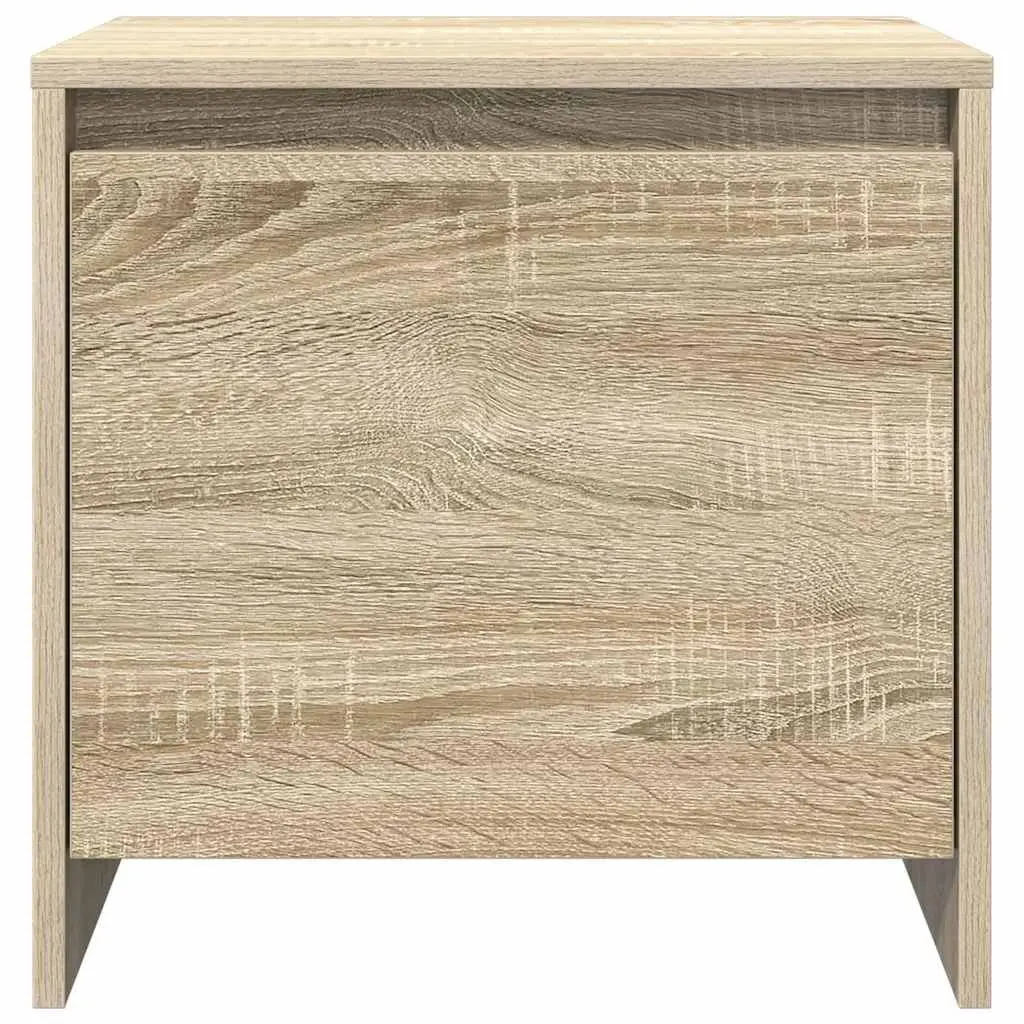 Beige Bedside Cabinet with Storage Door