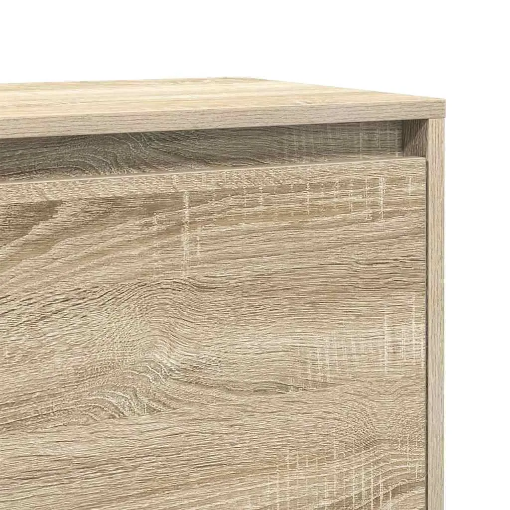 Bedside Storage Cabinet, Engineered Wood 45x34x44.5cm
