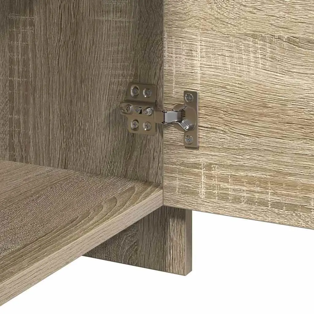 Bedside Storage Cabinet, Engineered Wood 45x34x44.5cm