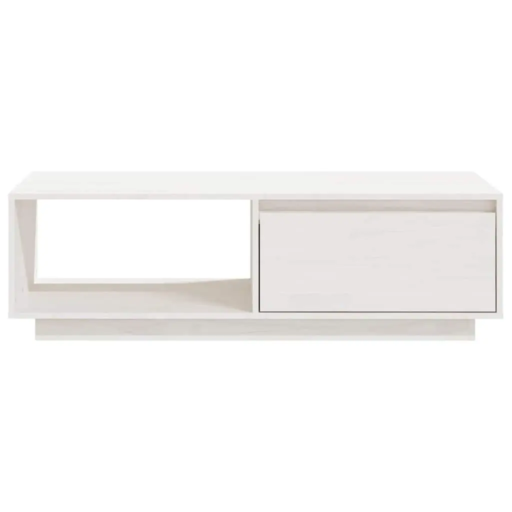 Solid Pinewood Coffee Table in White