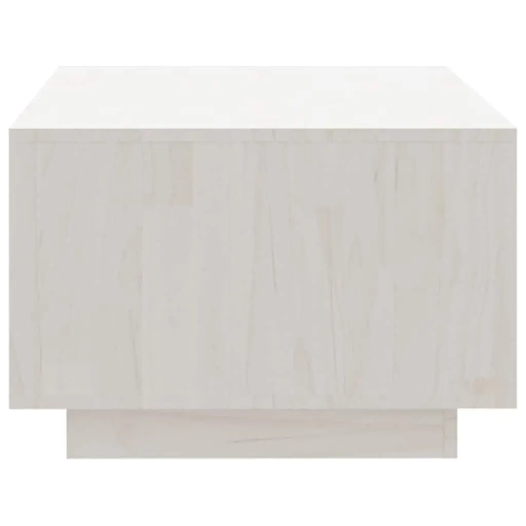 Solid Pinewood Coffee Table in White