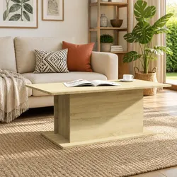 Coffee Table Dimensions: 102 x 55.5 x 40 cm - Sonoma Oak