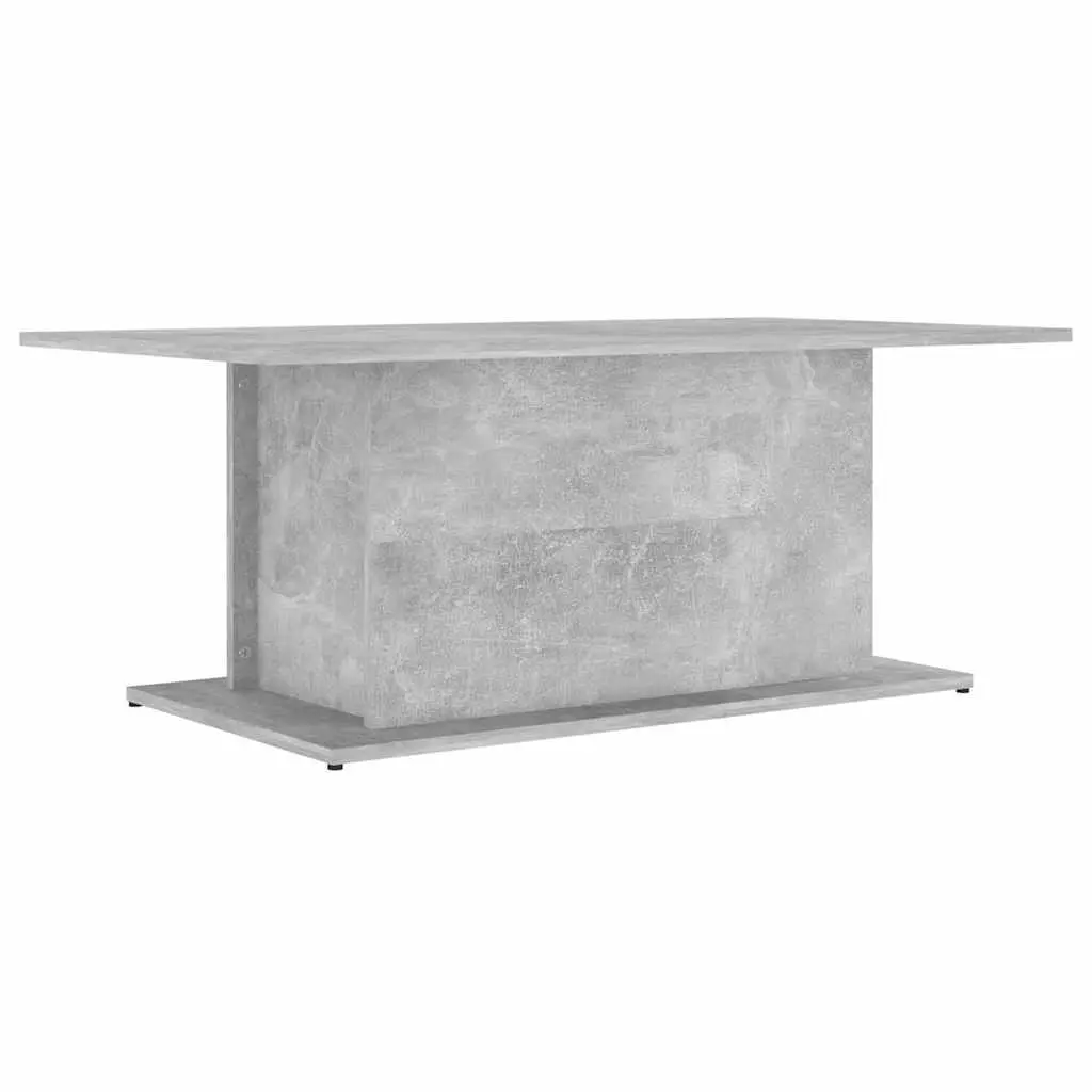 Coffee Table Grey Engineered Wood Living Room Accent Furniture 102x55.5x40cm