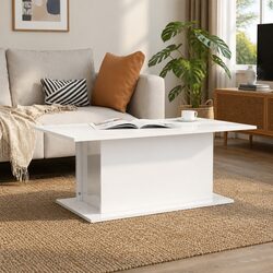 Specifications of High Gloss White Coffee Table