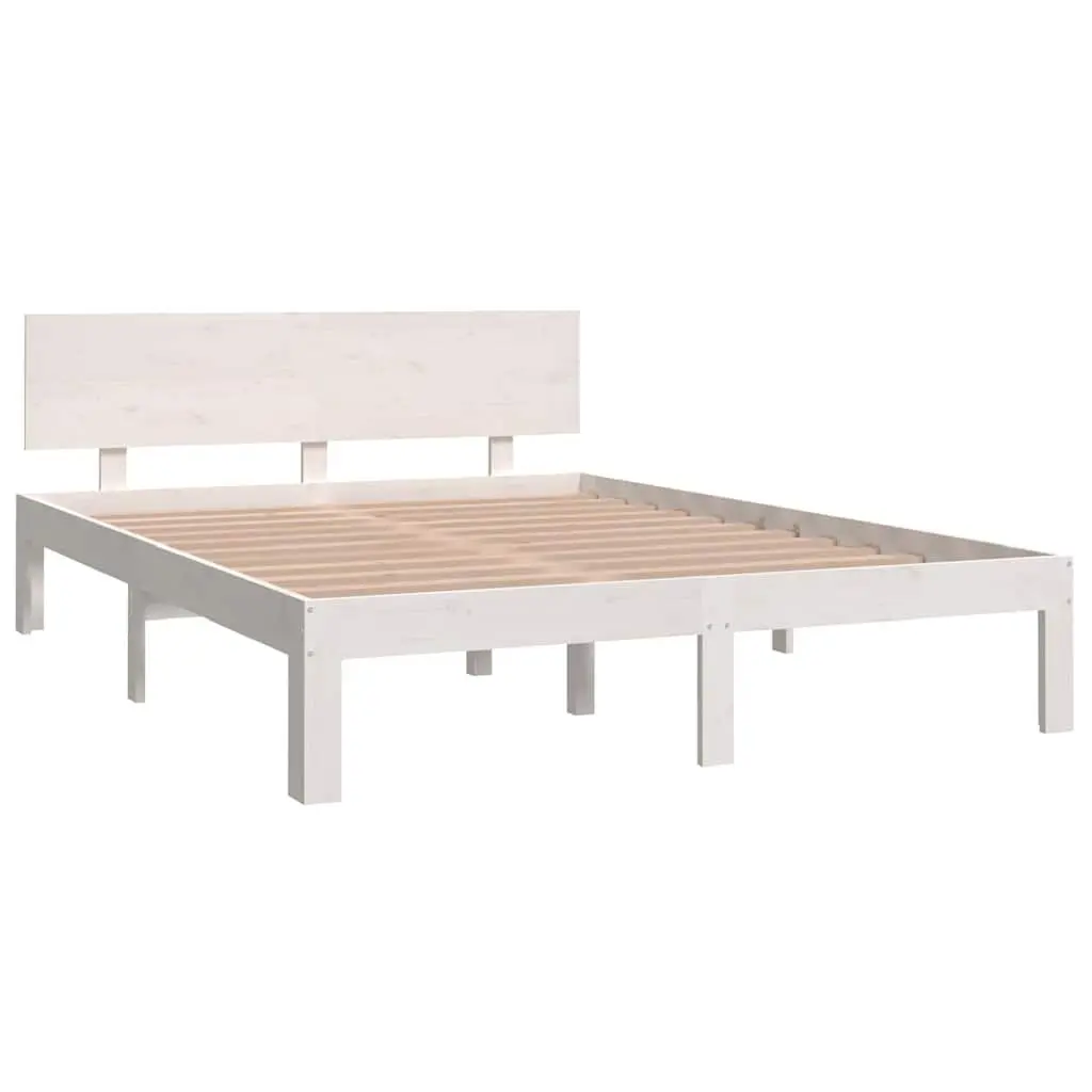 Solid Pine Wood Bed Frame 150x200cm
