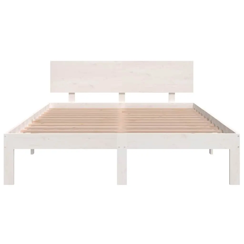 Solid Pine Wood Bed Frame 150x200cm