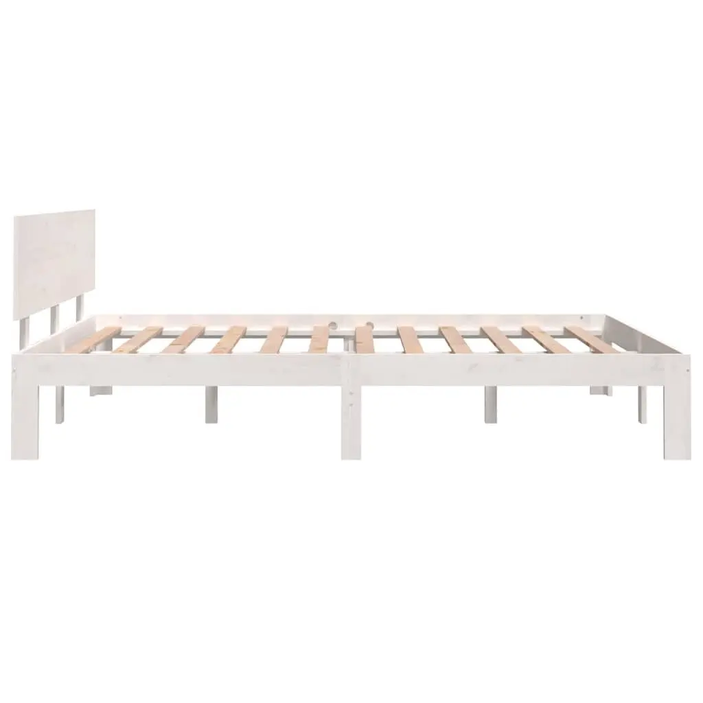 Solid Pine Wood Bed Frame 150x200cm