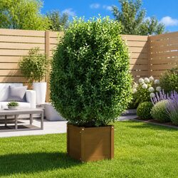 Garden Planter Box, Solid Pinewood, 40x40x40 cm