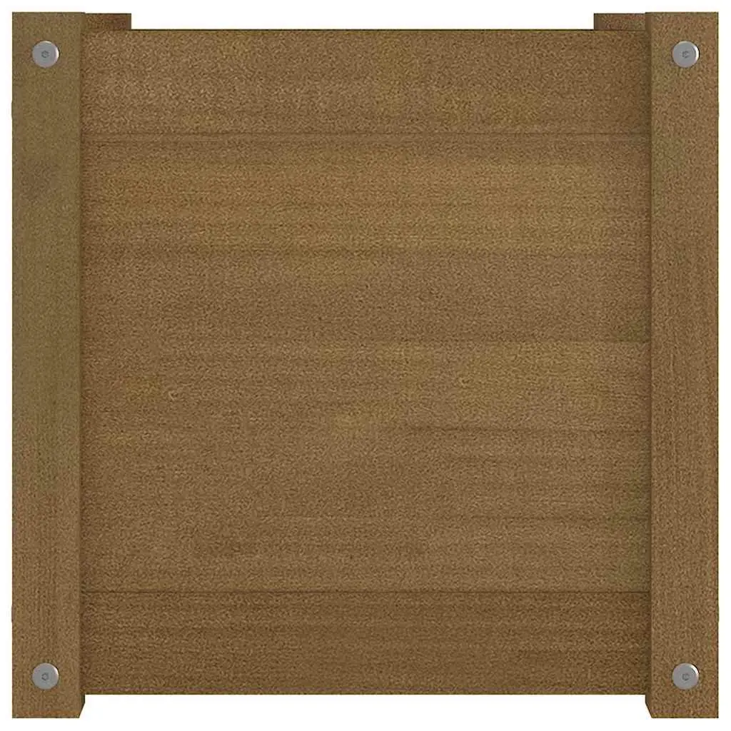 Garden Planter Box, Solid Pinewood, 40x40x40 cm