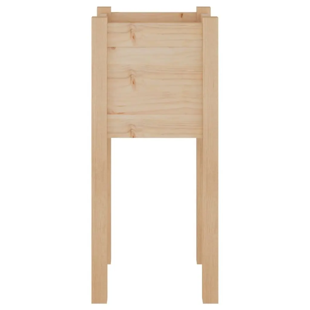 Garden Planters Outdoor 31x31x70 cm Wooden Raised Beds