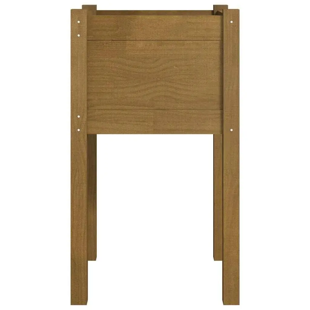 Wooden Garden Planters Outdoor 40x40x70 cm Raised Bed 2 Piece