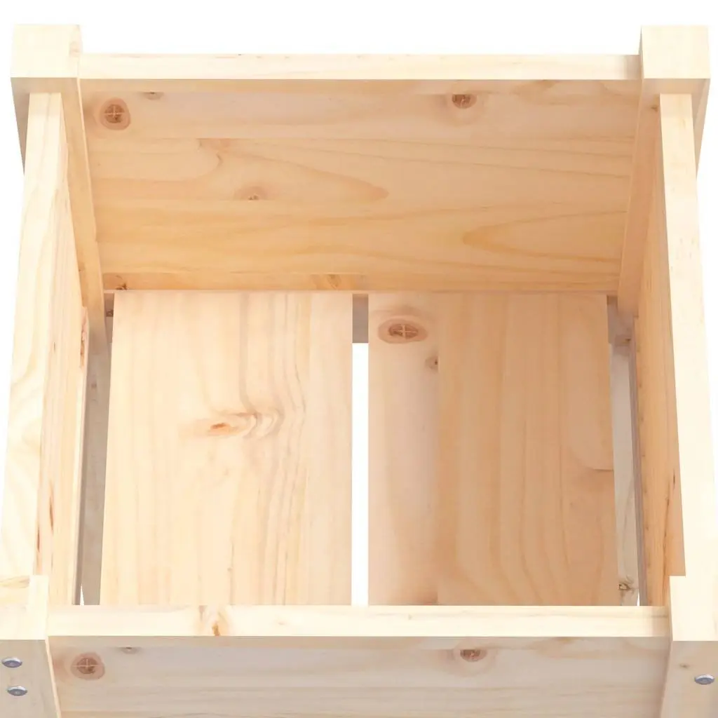 Garden Planters Outdoor 50x50x70 cm Raised Bed Wooden