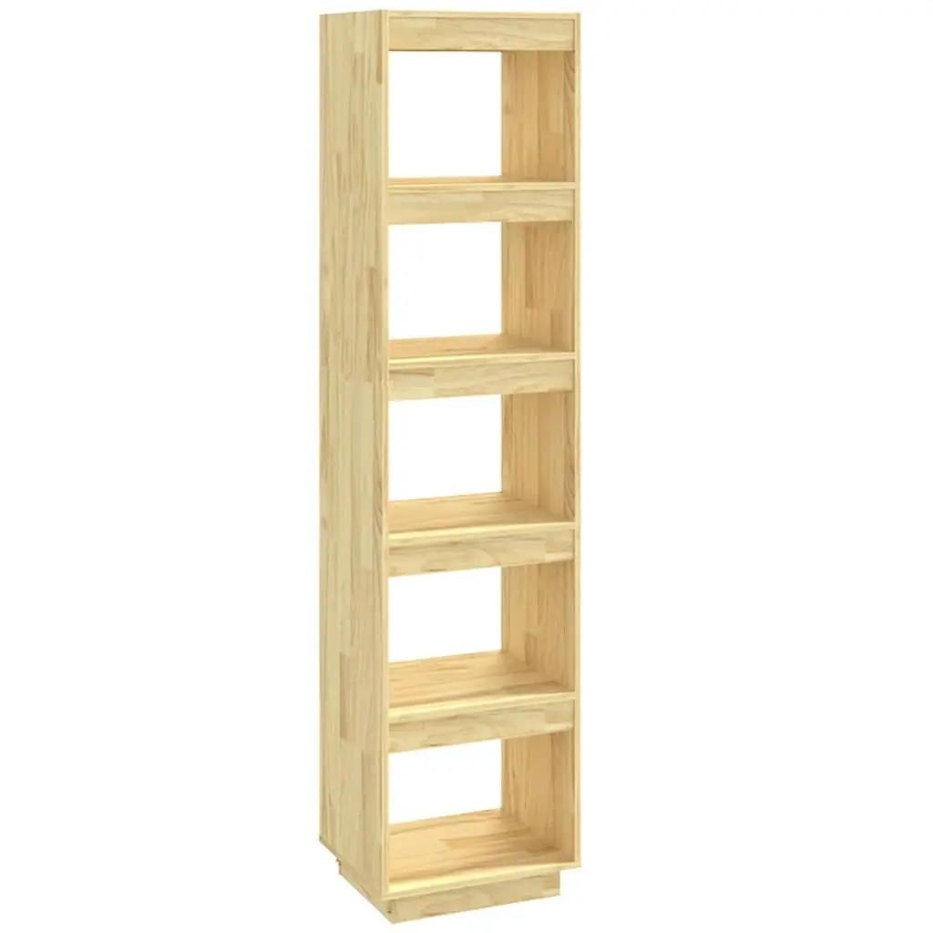 40x35x167cm Solid Pinewood Bookshelf and Divider