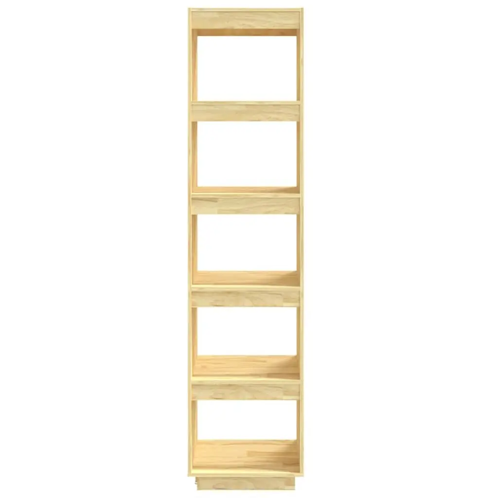 40x35x167cm Solid Pinewood Bookshelf and Divider