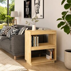Solid Pinewood Book Cabinet Dimensions 60x35x71cm
