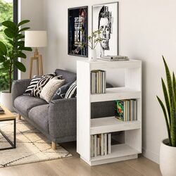 Dimensions and Specs of the White Wooden Book Cabinet