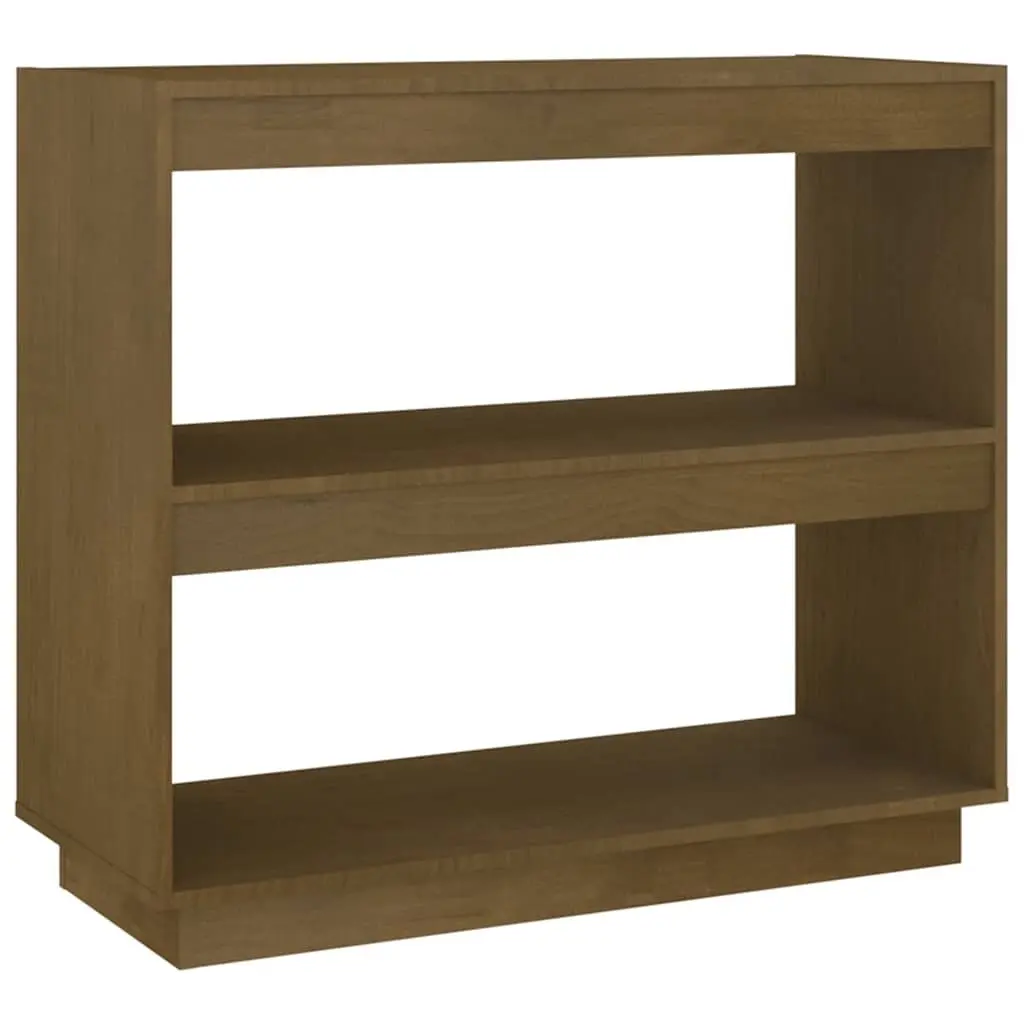 Wooden Book Cabinet Storage Shelving Unit for Living Room Bedroom Honey Brown
