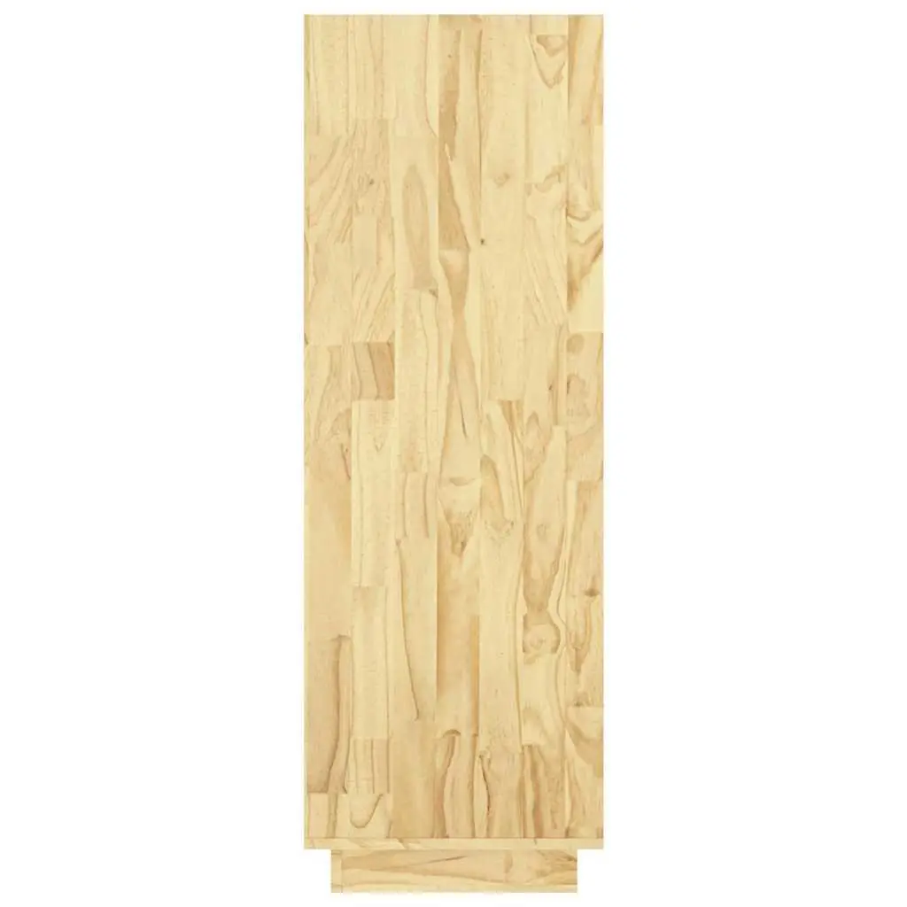 Pinewood Bookcase Storage Cabinet Room Divider Standing Shelves Brown 80W x 35D x 103H cm