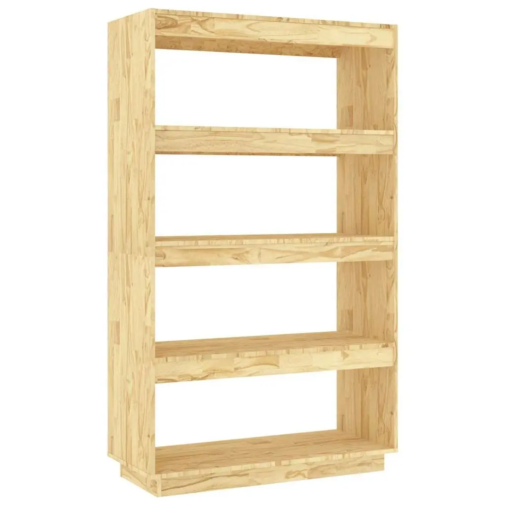 Wooden Book Cabinet Room Divider Shelving Unit 80W x 35D x 135H cm Brown