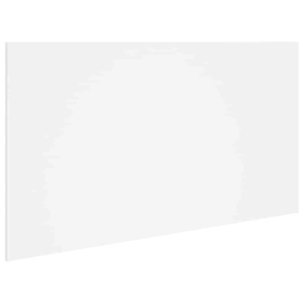 160cm White Engineered Wood Headboard