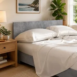 Grey Bed Headboard Specifications: 160cm Engineered Wood