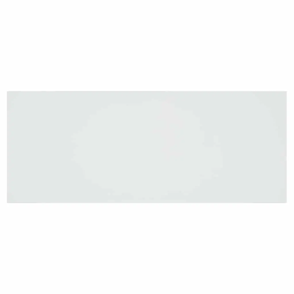 200 cm White Wall-Mounted Engineered Wood Headboard
