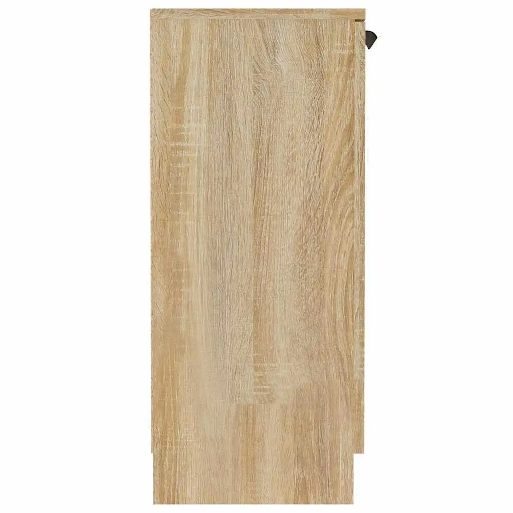 Brown Engineered Wood Storage Cabinet