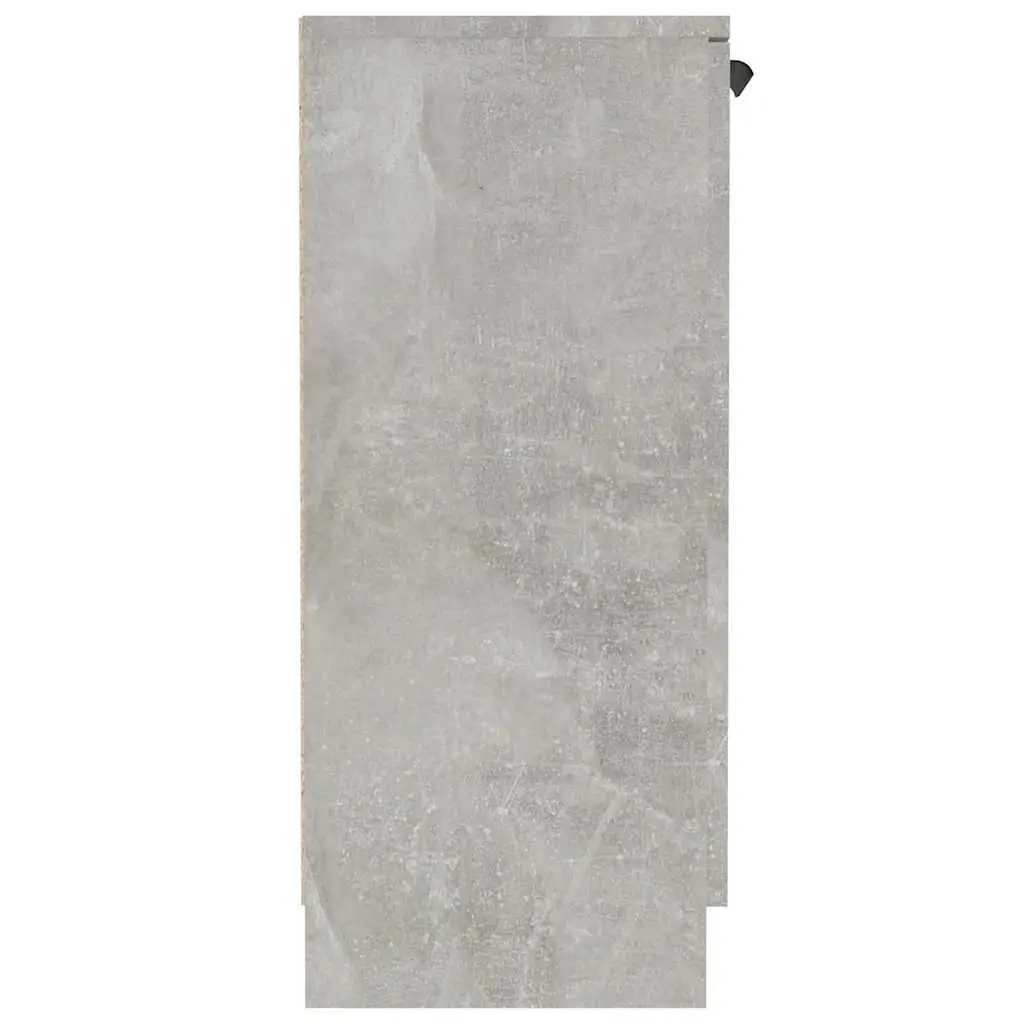 Grey Sideboard Storage Cabinet Engineered Wood Living Room 60W x 30D x 70H cm