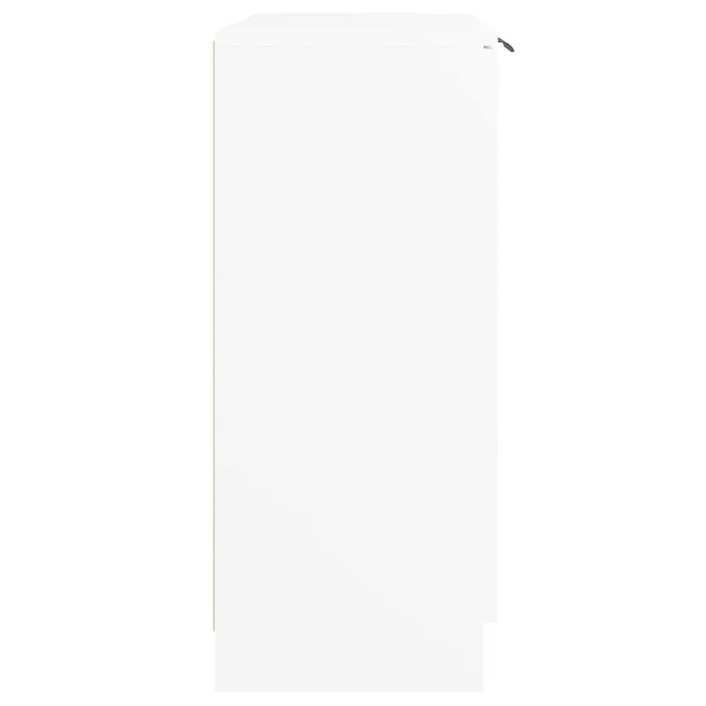 White Sideboard Cabinet 60x30x70 cm Storage Buffet Engineered Wood Furniture