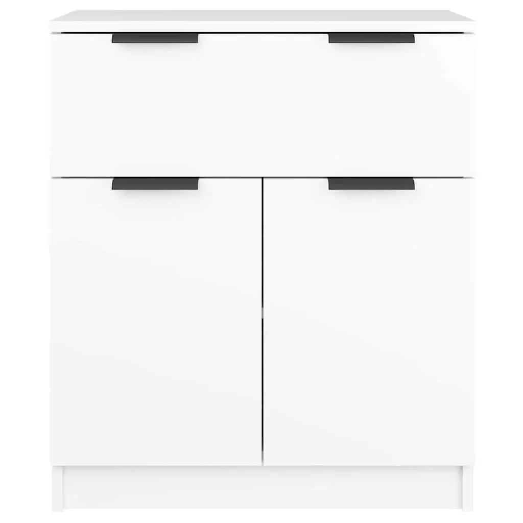 Sideboard for Storage White 60x30x70 cm with Drawer and Doors Display Furniture