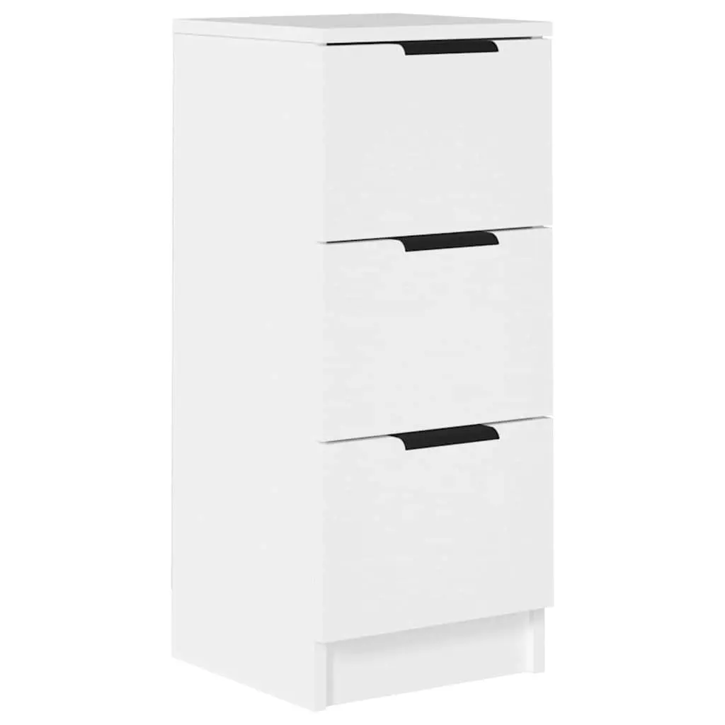 Sideboard Storage Cabinet 30x30x70 cm 3 Drawers Living Room Furniture