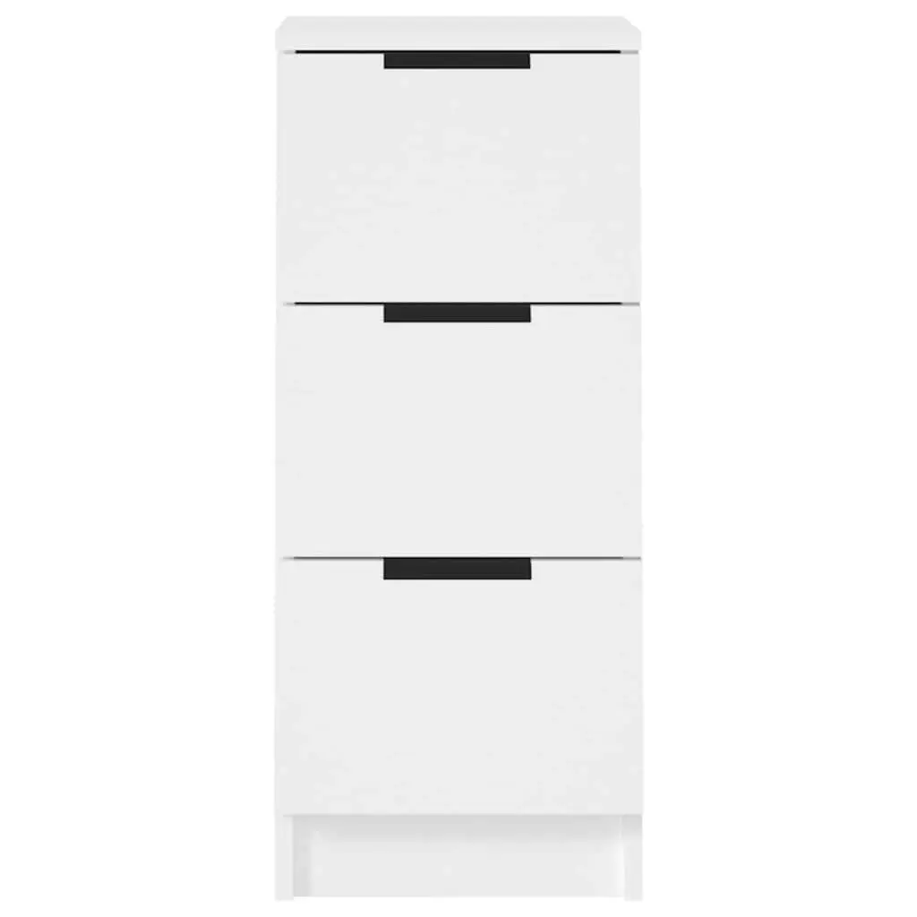 White Sideboard Cabinet Living Room Bedroom 30x30x70cm