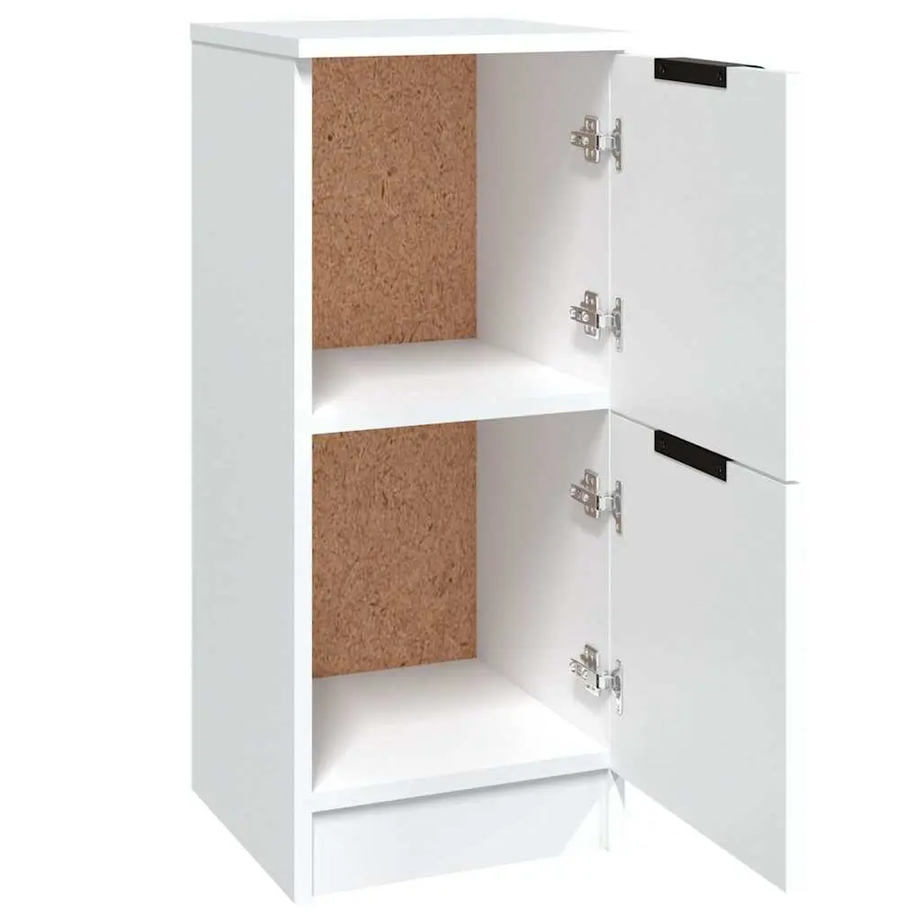 White Sideboard Cabinets Set, 30x30x70 cm, 2 pcs