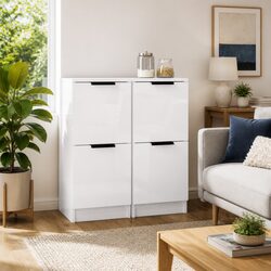 Specifications of High Gloss White Sideboard Cabinet