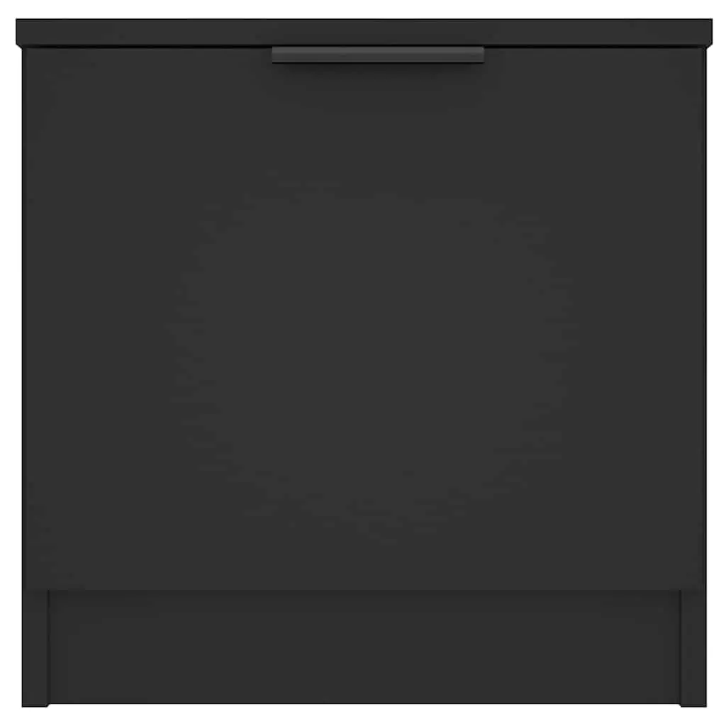 Bedside Cabinets 2 pcs Black 40x39x40 cm Nightstand Storage End Table