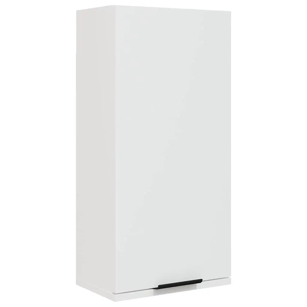 Bathroom Cabinet Wall-Mounted White Storage Unit 32x20x67cm