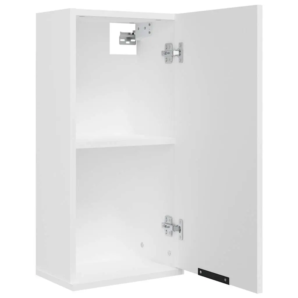 Bathroom Cabinet Wall-Mounted White Storage Unit 32x20x67cm