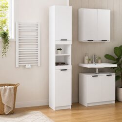 Bathroom Vanity Cabinet Measurements 32x34x188.5cm, White