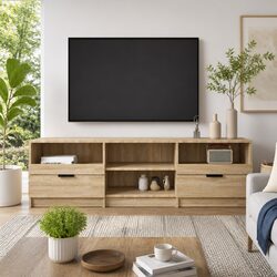 Dimensions of 150x33.5x45 cm TV Cabinet in Brown