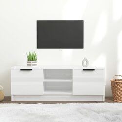 High Gloss White TV Cabinet - Dimensions and Specs